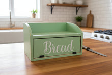 Load image into Gallery viewer, Wooden Breadbox - Green