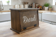 Load image into Gallery viewer, Rustic Wooden Breadbox